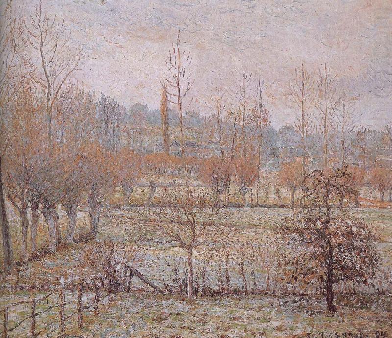 Camille Pissarro Morning frost china oil painting image